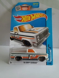 Hot Wheels 2015 HW City - '83 Chevy Silverado White Fram Toys R Us Exclusive - Picture 1 of 8