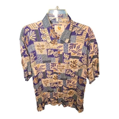 Camisa hawaiana pequeña Mango Moon para hombre Foto 1 de 4