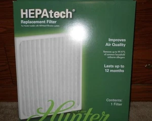 Hunter Fan Company HEPAtech Replacement Filter Model 30931 12 Month Air Quality - Picture 1 of 3