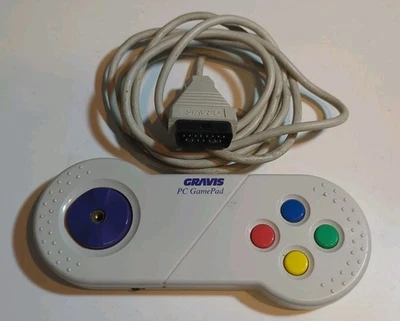 Gravis PC GamePad Controller - 1992 - Made In Canada - Image 1 of 3