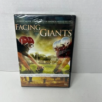 Facing the Giants DVD 2006 Inspirational Sports Drama Family Film New Sealed - Image 1 of 4