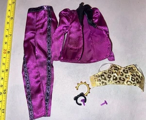 Monster High G3 Clawdeen Monster Ball Purple Suit Pants & Jacket Top - Picture 1 of 1