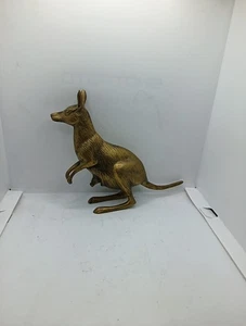 Vintage Brass Kangaroo - 05K 18 Cm Tall - Picture 1 of 9