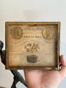 Souvenir Historique & Déclaration De Guerre 1870 & Reliquaire - Imagen 1 de 9