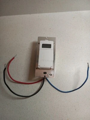 Interruptor temporizador digital en pared BRINKS 7 días ahorro de energía 46-1022 Foto 1 de 4