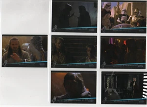 Star Wars Galactic Files 7 Card Chase Set - Foto 1 di 1