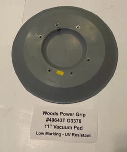 Wood's Powr-Grip G3370 11" Vacuum Pad - Low-Marking & UV-Resistant - 49643T - Picture 1 of 5