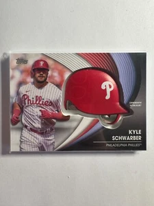 K264,963 - 2022 Topps Update Commemorative Batting Helmet #BHKS Kyle Schwarber - Picture 1 of 1