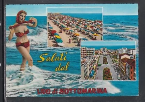 AK Gruss aus dem U-Boot-Strand Damen Badeanzug VEDUTEN E1107 - Bild 1 von 1