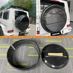 Dry Carbon Fiber Spare Wheel Tire Cover Fit Benz G Class G63 AMG G550 2019-2024 - Imagen 1 de 31