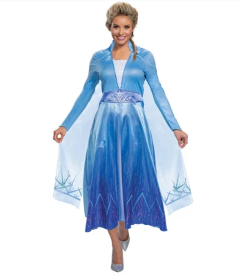 Frozen Elsa Adult Halloween Costume - Image 1 of 2