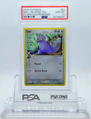 POKEMON EX DRAGON FRONTIERS SEEL #62 REVERSE PSA 10 GEM MINT #40768675 POP 14 - Image 1 of 4