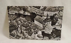 Bamberg Germany Aerial View Real Photo Postcard RPPC Unused . - Picture 1 of 2