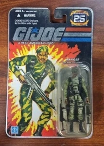 2007 Gi Joe 25th Foil MOC 3.75" Ranger Sgt Stalker Figur Hasbro - Bild 1 von 2