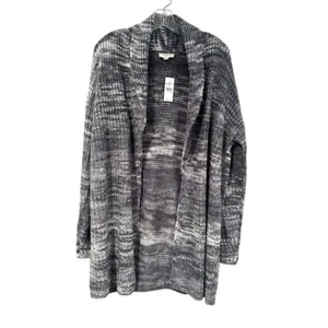 Loft Oversize Strickjacke Pullover Damen Large blau grau Acryl Pulli Neu mit Etikett - Bild 1 von 7