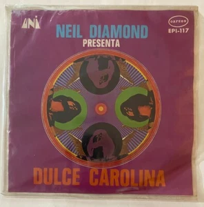 NEIL DIAMOND -PRESENTA DULCE CAROLINA- 1969 MEXICAN 7´ EP SINGLE POP VOCAL - Picture 1 of 4