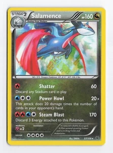 Tarjeta Pokémon Salamence 57/108 Holograma Raro Lámina XY Roaring Skies TCG LP/NM - Imagen 1 de 2