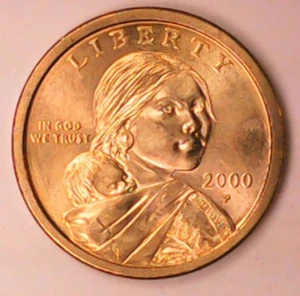 2000 P Sacagawea Dollar Coin - Picture 1 of 4
