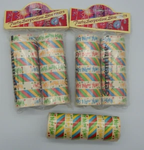 NOS Party Serpentines Streamers - West Germany - New Years - Paper Art Co -BC291 - Picture 1 of 7