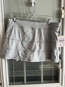 SOFIBELLA Skort 13” Tennis Skirt Pace Setter Lght Gray New With Tags $70 Sz XL - Picture 1 of 6