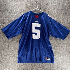 New York Giants Jersey Mens 2XL XXL Blue Nike Team Kerry Collins Vintage NFL