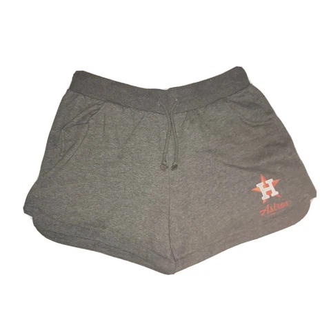 CUTE “SUPER SOFT” Women’s MLB Houston Astros Gray Sweat Shorts Cover