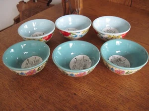 The Pioneer Woman Mini Dipping Bowls Floral Assortment 3" Set of 6 NWT - Picture 1 of 9