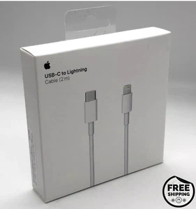GENUINE ORIGINAL For Apple iPhone 14 13 12 11 Charger Type C to 8 Pin Cable-2M - Picture 1 of 8