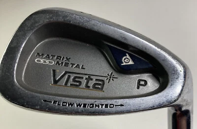 Ladies Dunlop Vista Matrix Metal RH Pitching Wedge Mid-Firm 36” Steel Golf Club - Image 1 of 4
