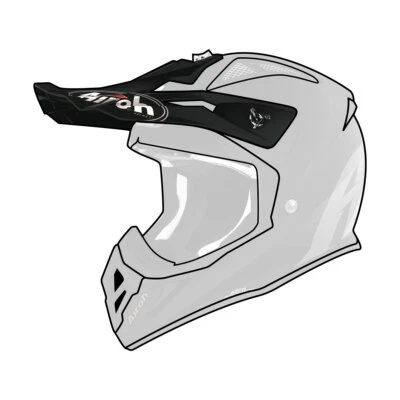Frontino Nero Opaco Casco Airoh Aviator ACE