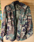 USGI Field Jacket Medium Long Woodland Camo BDU Cold Weather Army Coat