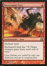 MTG - Return to Ravnica - Racecourse Fury - Foil - NM