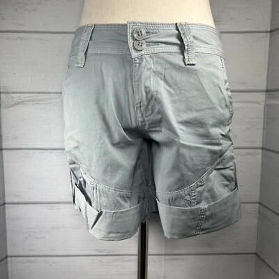Lucky Brand Women's Cargo Short Roll-Up Hem 100% Cotton Palladian Blue Size 26 - Image 1 of 4
