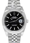 Rolex Datejust 41 Steel Black Dial Jubilee Bracelet Mens Watch +card 126300