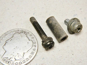 96 KAWASAKI LAKOTA KEF300 AIR SILENCER CASE CHAMBER BOX MOUNTING SCREWS/COLLAR - Picture 1 of 3