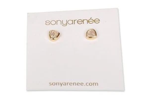 Sonya Renee 302065 Women's Drusy Stud Earrings - White - Picture 1 of 1