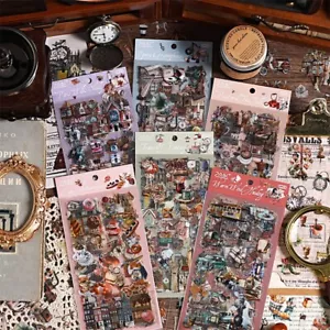 Stickers Decoration Sticker Pre Cut Journal DIY Craft Scrapbooking 6 Sheets - Picture 1 of 22
