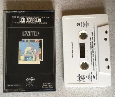 Led Zeppelin Soundtrack The Song Remains The Same Cassette CS 2-201 PART TWO - Image 1 of 4