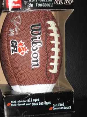 NIB Multi Autographed Signed CFL Mini Football By Wilson Canada - Image 1 of 4