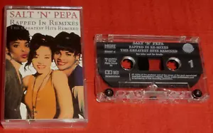 SALT 'N' PEPA - CASSETTE TAPE - RAPPED IN REMIXES (THE GREATEST HITS REMIXED) - Picture 1 of 5
