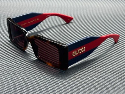 Gafas de sol medianas GUCCI GG1860S 002 Havana rojas 52 mm para mujer Foto 1 de 4