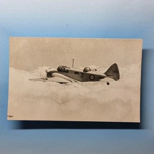 WW2 Aircraft Postcard C1940 Real Photo R.A.F Transport Airspeed Oxford - Picture 1 of 2