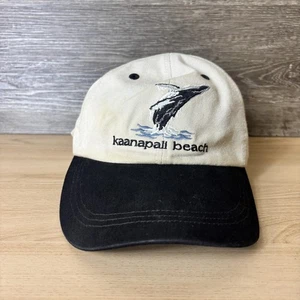 Kaanapali Beach Hat Cap Strap Back Embroidered Whale Hawaii Mens Ouray - Picture 1 of 9