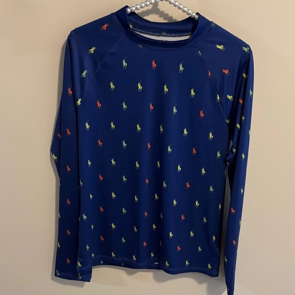 Polo Ralph Lauren Blue Youth swim shirt size xl - Image 1 of 3