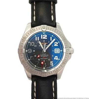 Breitling Automatic Mens Unisex Wrist Watch Chronometer Box Papers Tags - image 1 of 4