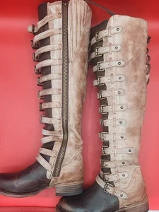 Freebird Women's Rylan Taupe Multi Tall Boots Size 7 New - Picture 1 of 7