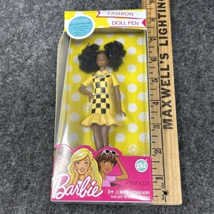 NIB 2018 Barbie Fashion Doll Pen African American Rooted Hair Articulated Arms - Picture 1 of 9