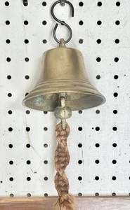 Vintage 4,2" Messing Hängeglocke. 1,2 Pfund. Laut - Bild 1 von 17