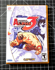 Dreamcast Street Fighter Alpha 3 Custom Case - NO Game or Manual