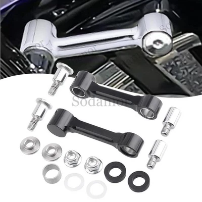 1 Pair For Harley Softail Springer FXSTS Front Fender Mount Bracket Kit 1993-06 Foto 1 de 4